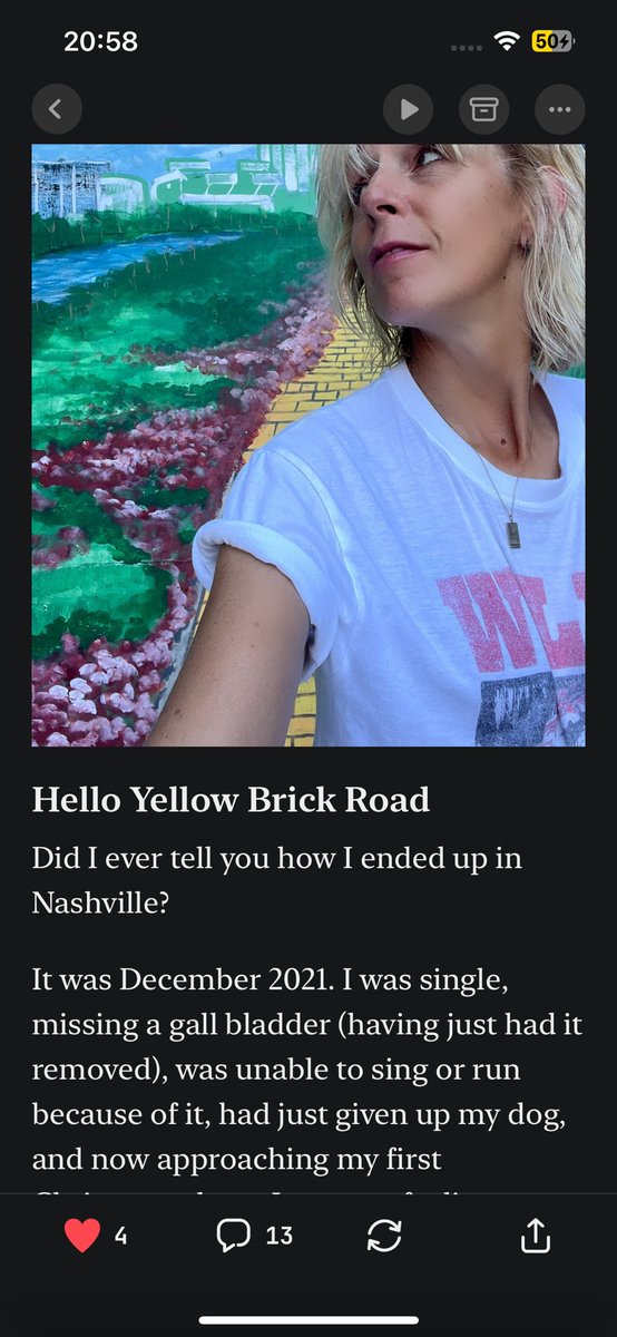 Like shnow off a shovel, back to writing my weekly Substack,
#musicsalad #Nashville 

open.substack.com/pub/hollylersk…