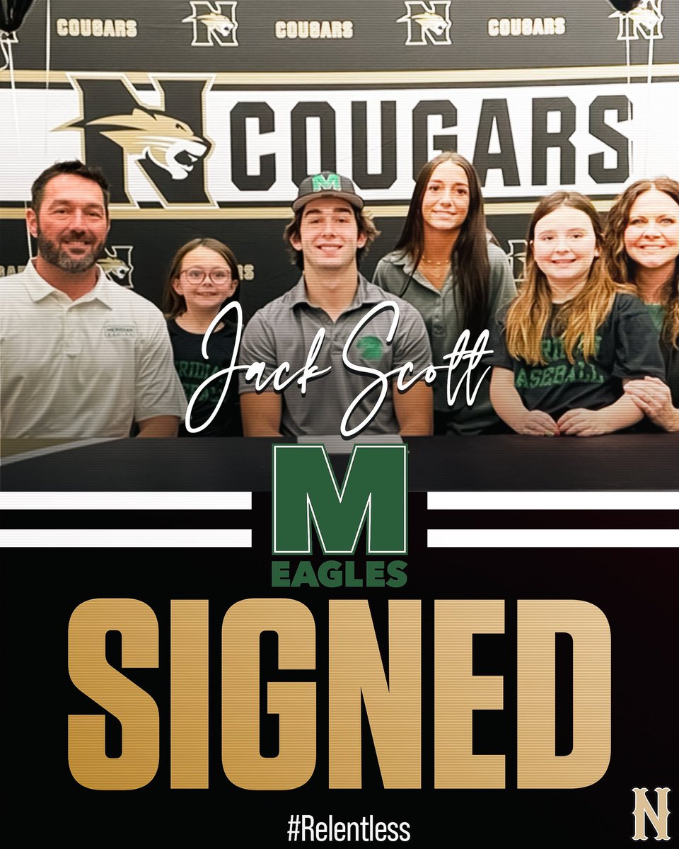 Congratulations to Jack Scott for signing today with Meridian Community College! The Eagles got a lot better today! We are proud!