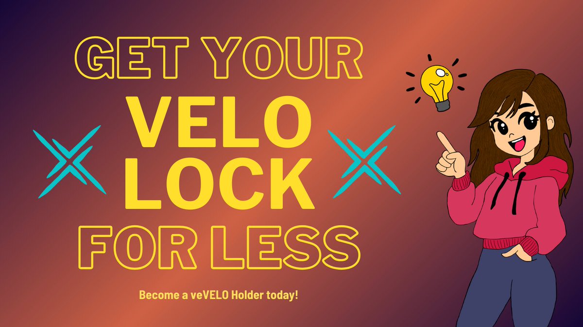 LynnBrooke0x's tweet photo. Looking to become a veVELO holder and be part of the @VelodromeFi community? 💡✨

In @OpenXSwap , you can get VELO Locks at a discount and start maximizing your earnings while joining the Velodrome flywheel! 🚴🏻‍♀️