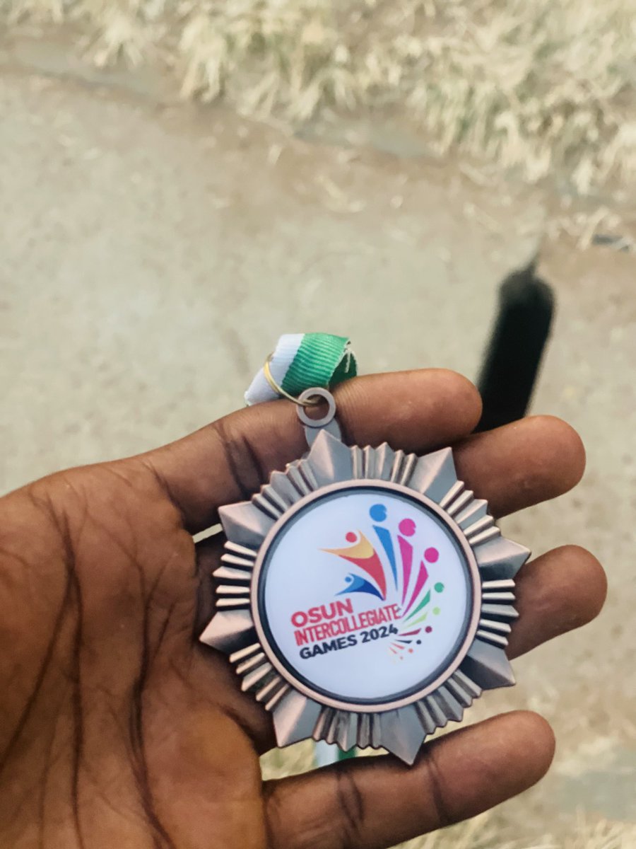 balogun_ni_mi's tweet photo. Representing the Osun State Polytechnic, Iree at the just concluded Osun Intercollegiate Games 2024. Missed out on the final but claimed the bronze medal. 

Proud of this achievement and I was really grateful to the coaches and my fellow teammates for their collective efforts. https://t.co/SPyLBehaCm