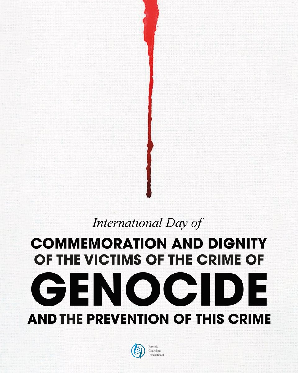 Forensic Guardians International Consulting Inc (@forensicguard) on Twitter photo December 9th, #InternationalDayForThePreventionOfGenocide
At <a href="/ForensicGuard/">Forensic Guardians International Consulting Inc</a>, we work every day to uncover the truth, gather evidence, and support victims. Our mission never stops. December 9th, #InternationalDayForThePreventionOfGenocide
At <a href="/ForensicGuard/">Forensic Guardians International Consulting Inc</a>, we work every day to uncover the truth, gather evidence, and support victims. Our mission never stops.
