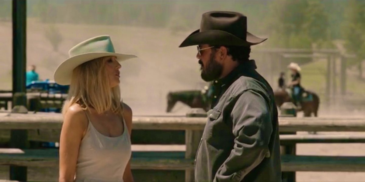 VickyBurrows's tweet image. If these two don’t get their own spin off I’m protesting against Taylor Sheridan 

And Kelly Reilly is one of the best actresses working today damn what a performance

#yellowstone #bethandrip #bethdutton #kellyreilly #ripwheeler #colehauser