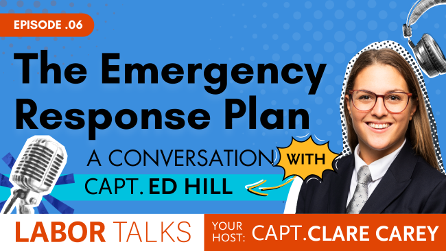 NJASAP's tweet image. EP. 06 // Join Labor Talks host Capt. Clare Carey and AIT Coordinator Capt. Ed Hill as they discuss what to do following an emergency safety event. Tune in wherever you listen to podcasts! #UnionStrong #LaborTalks