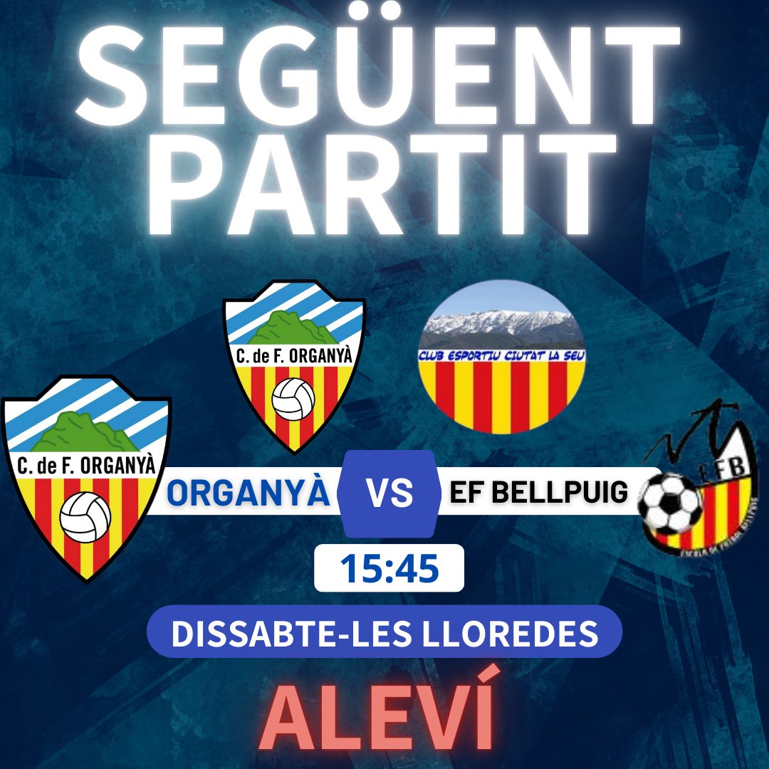🔜Següents partits💙🤍

-Partit clau del cadet per la disputa del lideratge.