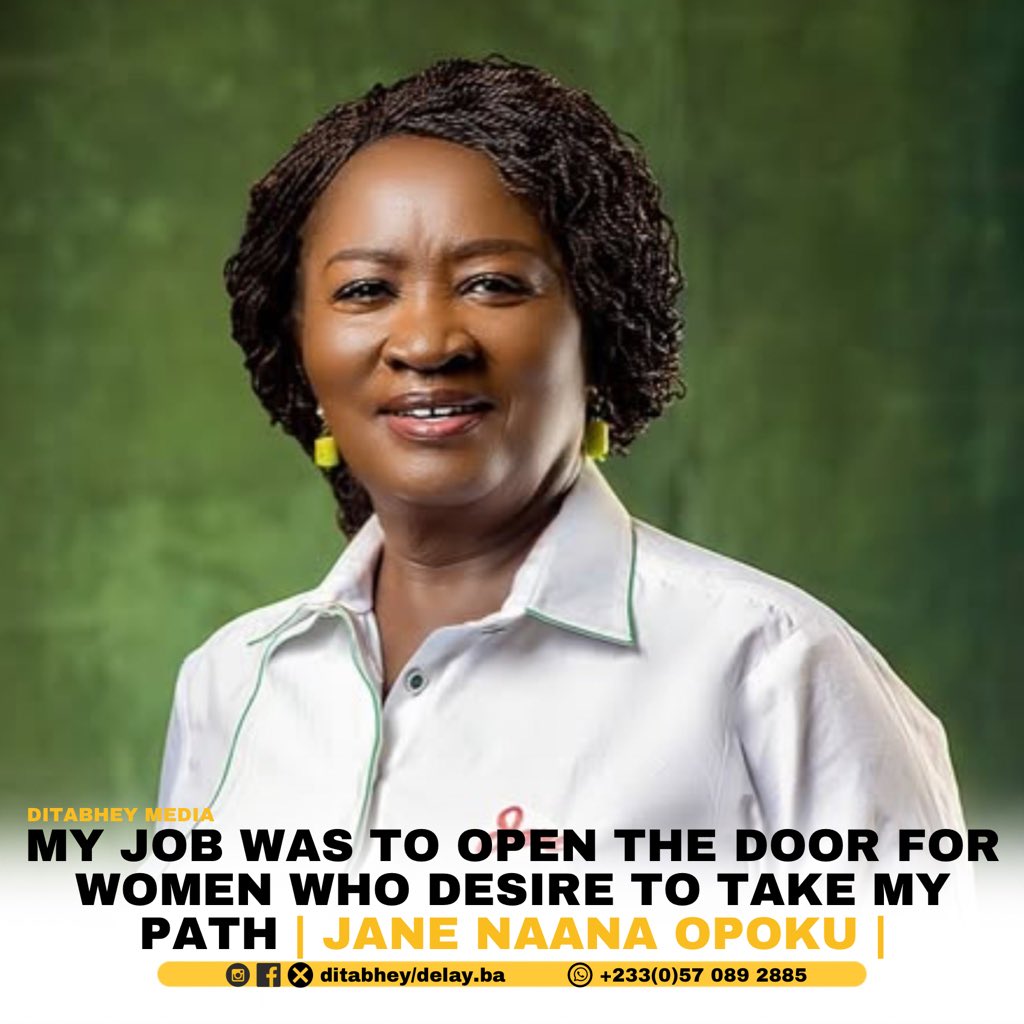 ditabhey's tweet photo. My Job Was To Open The Door For Women Who Desire To Take My Path - Jane Naana Opoku-Agyeman

| #ItIsFinished #BabaSadiq #TheEC
#JohnDramaniMahama #Election2024 #JohnDumelo #AllEyesOnTheEC
#ElectionHQ #HawaKoomson | https://t.co/ErdLliA0r3