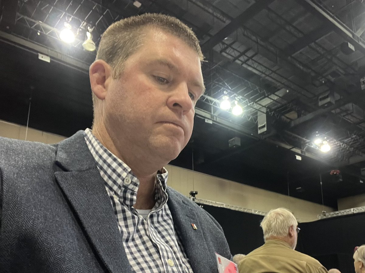 LamarCoFarmers's tweet photo. The business session is underway with Will Gilmer (@willgilmer40), Jessie Barnes (@jlbarnesjr), Richard Jaggers, and Jay Buckley serving as our county’s voting delegates. https://t.co/7c2pxcrEii