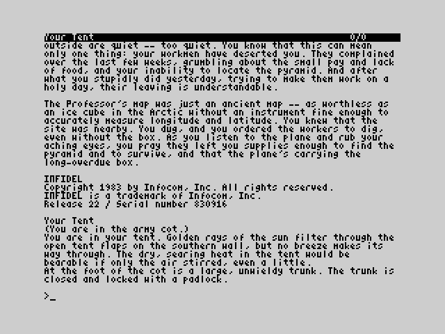 SpeccyWorldCup's tweet photo. 1983 GAME OF THE YEAR
Top two games to go through to next round

#GameoftheYear1983 #ZXSpectrum #SinclairZXSpectrum #RetroGaming

#Robber #3DeepSpace #Infidel #Armageddon https://t.co/cWsHzB9Ud8