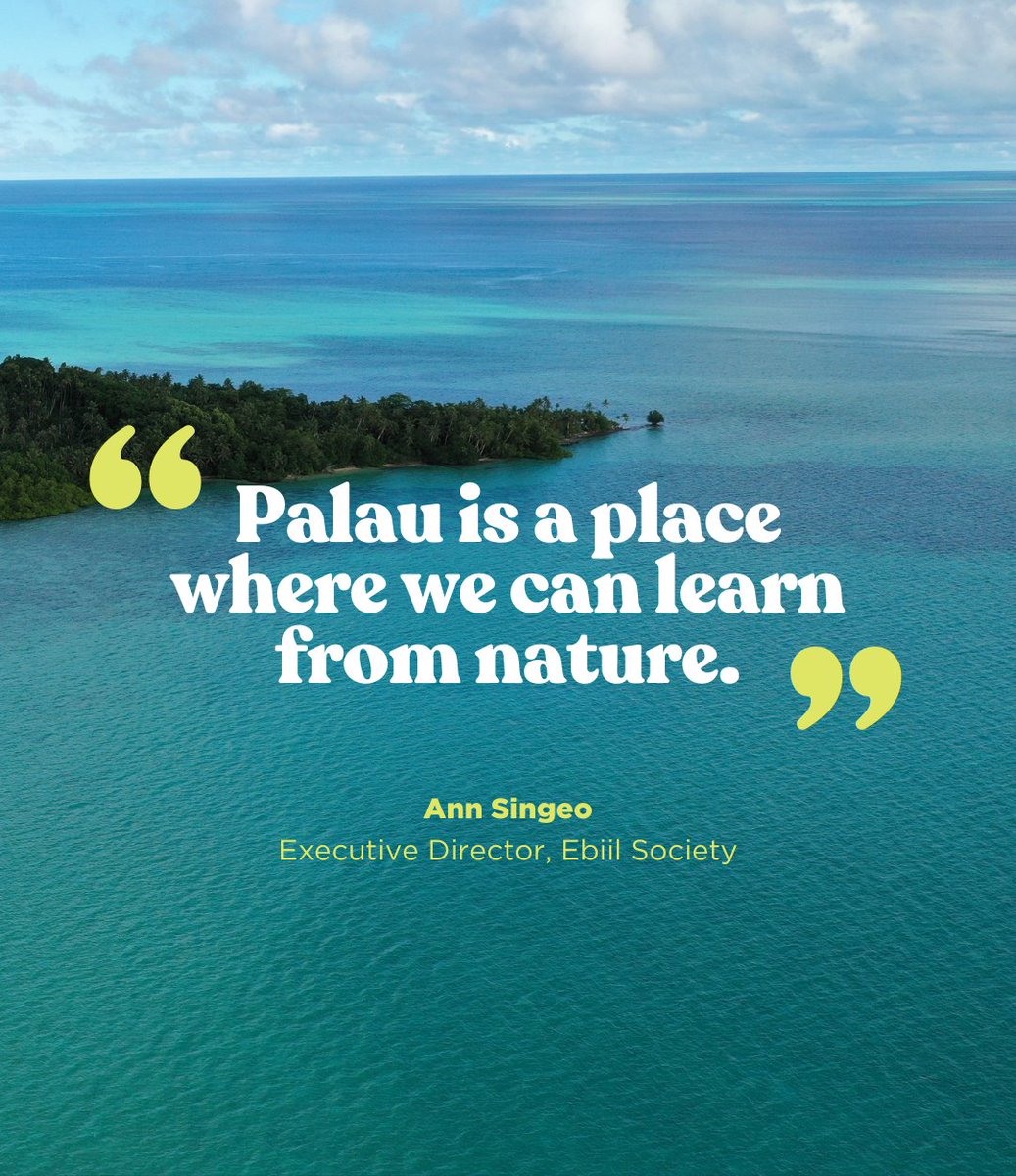IslandConserv's tweet photo. Ann Singeo, founder of the Ebiil Society has been a driving force in Palau’s environmental education and restoration.

Read our interview with her to learn how she’s shaping sustainable futures for islands worldwide: https://t.co/VqKCSL2cmv https://t.co/YShHnt8IwY