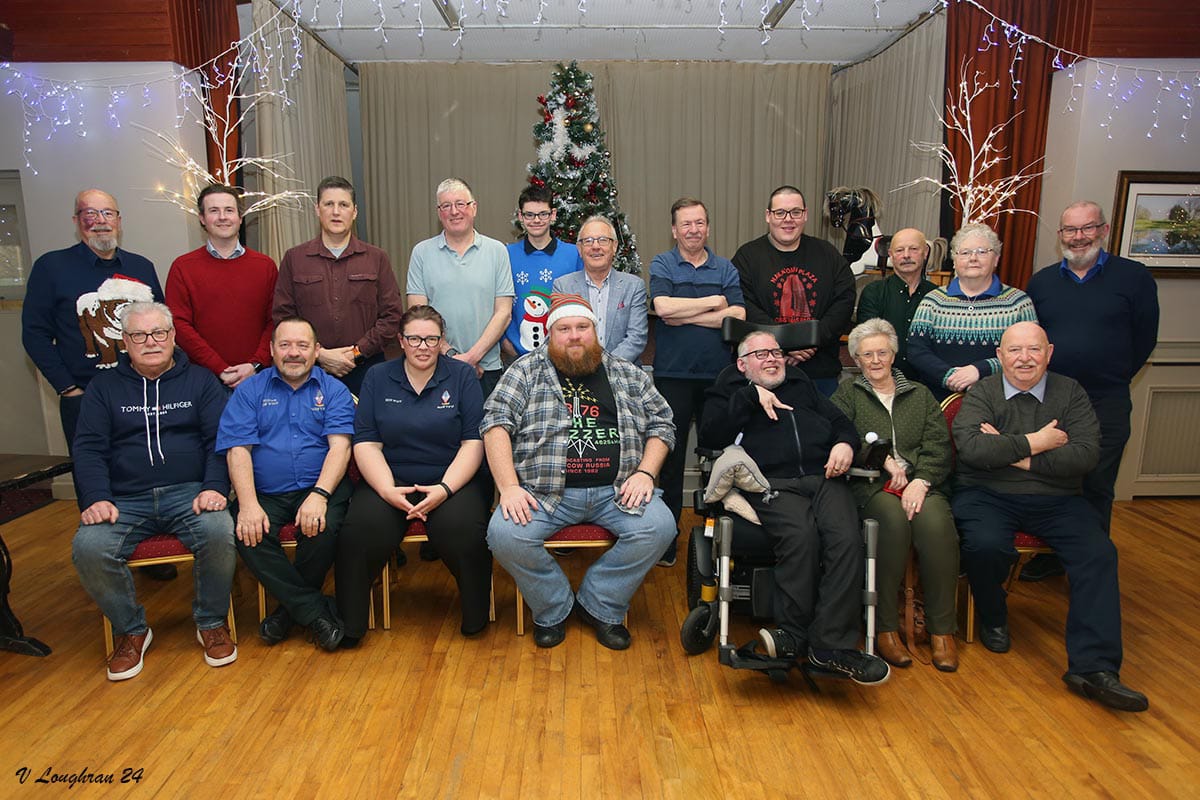 Members and guests of the MUARC pictured at our Xmas dinner.