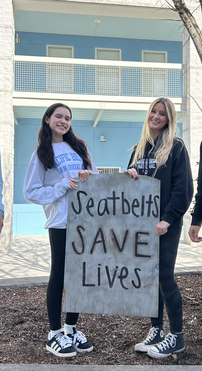 To kick off the week we put tickets with a reminder to “Buckle Up” on cars! We also put out signs stressing the importance of seatbelt use and telling everyone to Buckle Up! #battleofthebelts2024 
<a href="/HCPSNewsomeHS/">Newsome High School</a>