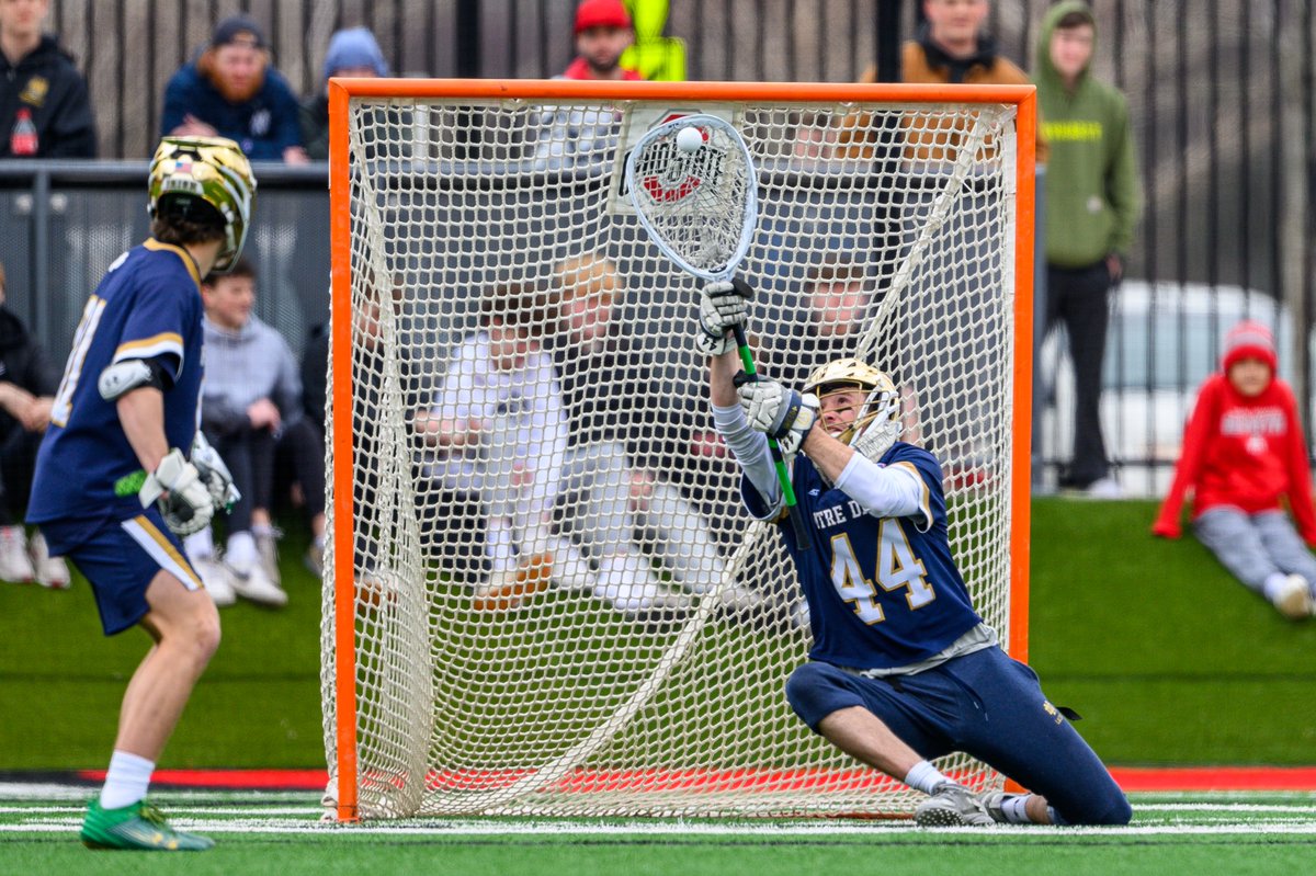 NDlacrosse's tweet photo. Year in Review: 𝐄𝐧𝐭𝐞𝐧𝐦𝐚𝐧𝐧 𝐒𝐭𝐚𝐧𝐝𝐬 𝐀𝐥𝐨𝐧𝐞

Liam Entenmann set the all-time ND record for career saves (743), career wins (48) and career starts (62) to become one of the greatest goalies in the history of college lacrosse.

#GoIrish https://t.co/E2WKEluQd5