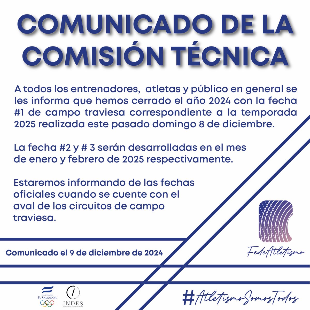 Federacion Salvadoreña de Atletismo (@fedeatletismo) on Twitter photo 