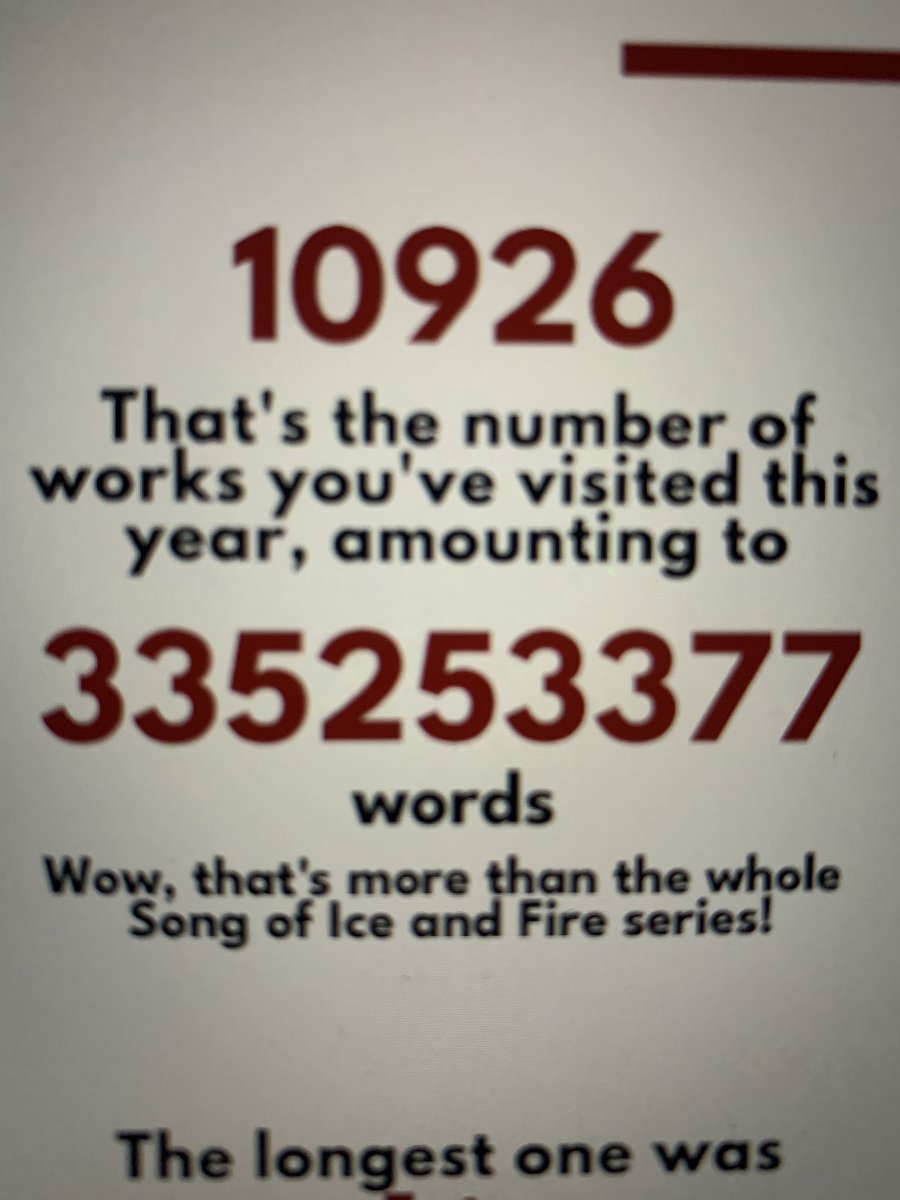 335…MILLION??? That’s so embarrassing I have a MORTGAGE 😭 #ao3wrapped