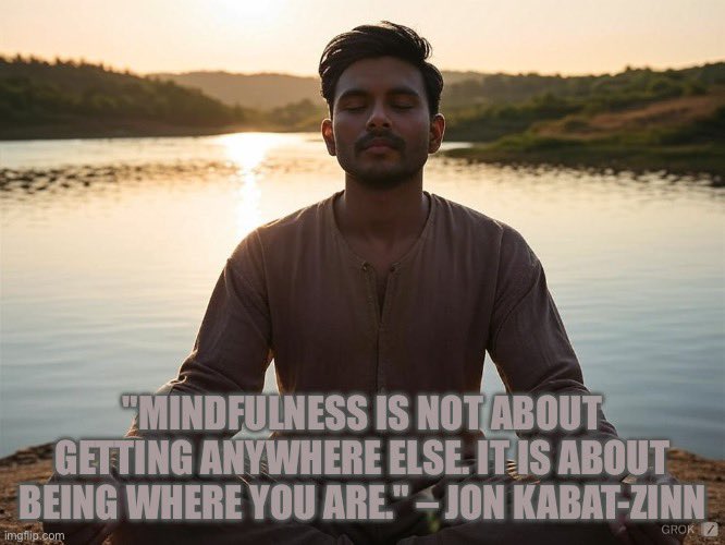 Warrior_Psyche's tweet photo. "Mindfulness is not about getting anywhere else. It is about being where you are." – Jon Kabat-Zinn https://t.co/56qZu1UUp6