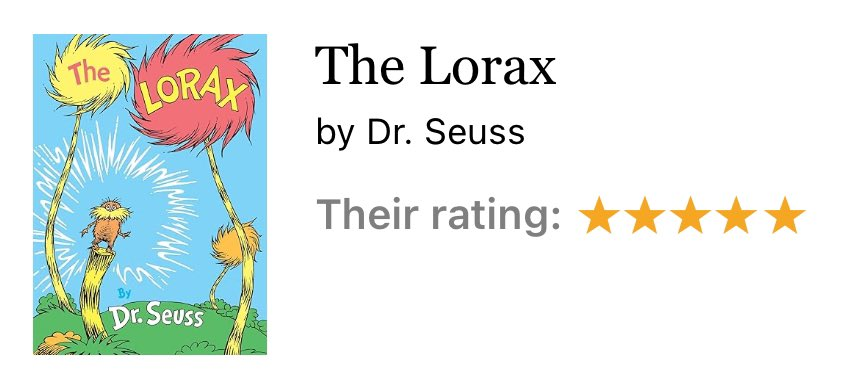 angipangiin's tweet photo. @SyeClops he rated the lorax 5 stars lmfaoo man's got elite taste https://t.co/zjYw8IwblJ