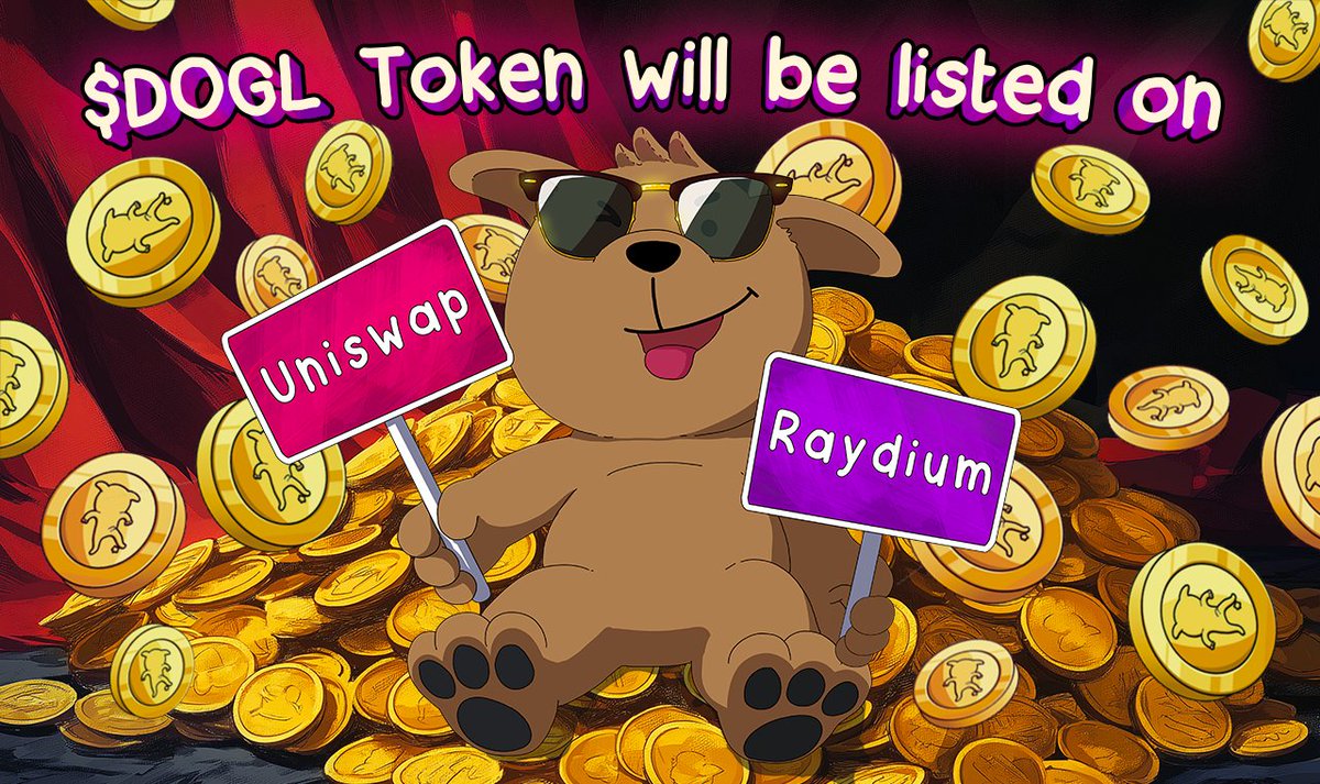 BIG NEWS! DogLibre is taking off!

We’re thrilled to announce that $DOGL will be listed on <a href="/Uniswap/">Uniswap</a> and @RaydiumProtocol for our TGE (12-12 12PM UTC), giving the community access to trade!

But we’re just getting started. From here, we’re setting our sights on:
🌐 Multichain