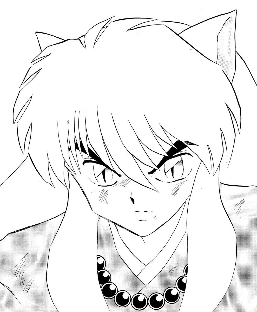 gigiutsu's tweet photo. Inuyasha is handsome 🫠 https://t.co/phaLqsjJOm