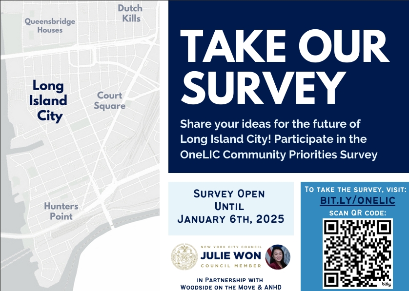 Riis_Settlement's tweet photo. LIC residents, it's not too late to make a difference today by taking the 5-minute OneLIC Community Priorities survey in our bio!
Your feedback will inform future changes to our neighborhood. #longislandcity #riissettlement https://t.co/GEZMNU8wws