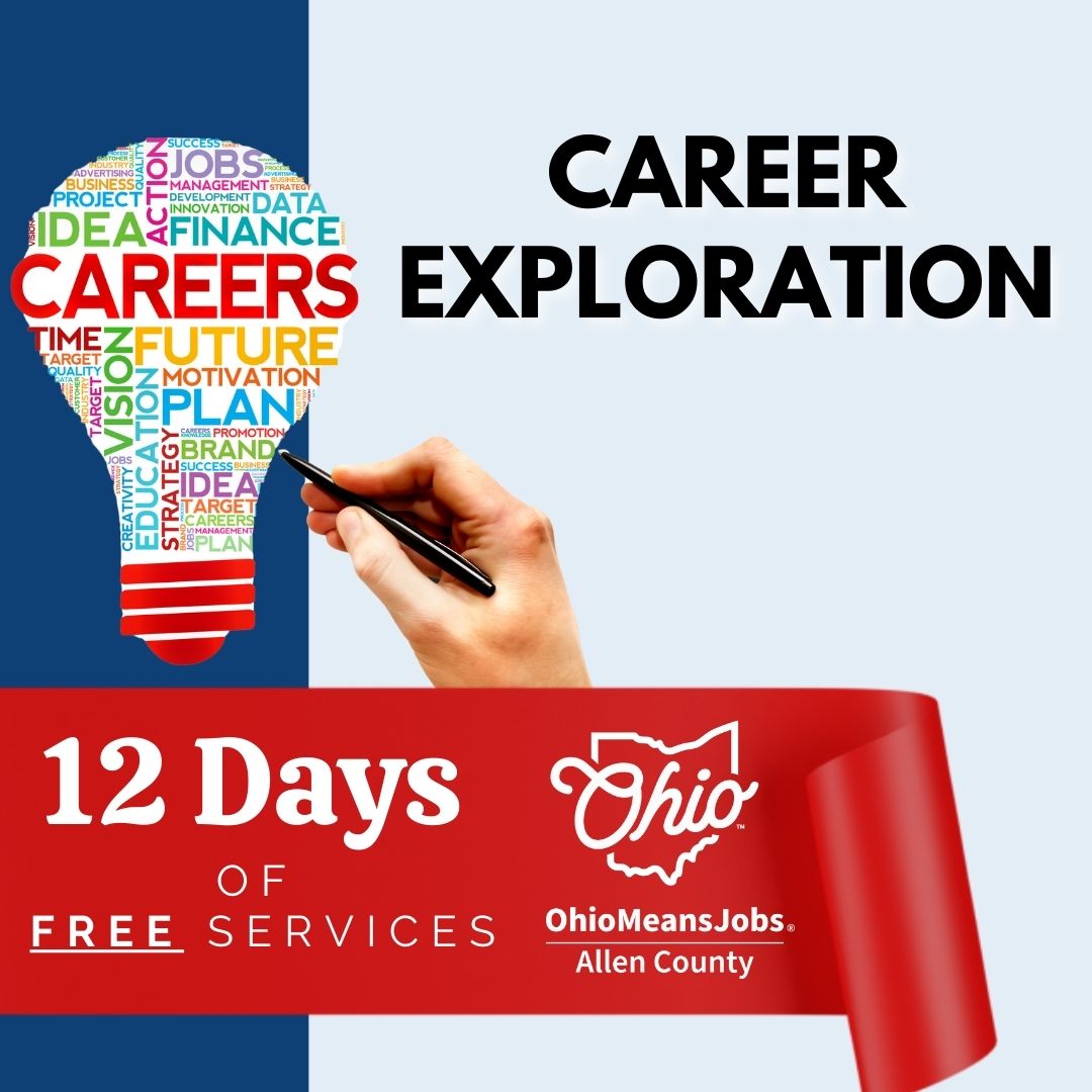 OMJAllenCounty's tweet photo. #12DaysofServices with OMJ Allen County!
The grand finale is here! 🌟 We offer Career Exploration to help you discover your perfect path!

✅Explore a wide range of career options
✅Identify industries that match your skills
✅ Receive guidance on how to achieve your career goals https://t.co/jleygYRICE