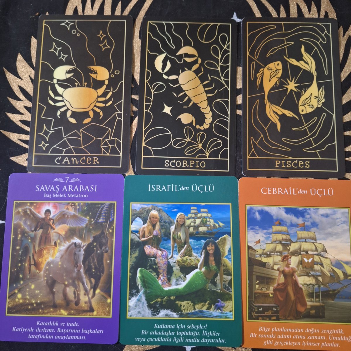 PHOEN1XDRAGON's tweet photo. ☯ 10 ARALIK GÜNLÜK Melek  Tarot Mesajları Tek Kart Gündemi

¡Etkileşim Verenlere niyetlendim!

𖤓 Güneş | ⅍ Yükselen  | ☽ Ay 

➣Günün Mesajları Burçların altında yazmaktadır.
(Sistem yeniden yerine oturana kadar foto paylaşımlı olacak)

🜂ATEŞ ELEMENTİ
♈︎ Koç
꒰ঌ(BARIŞ)໒꒱
𓆩Baş Melek Azrail𓆪
Geçmişi serbest bırak. Daha zenginleştirici bir yarın yolda. Kendini Tanrı'ya bırak.
⊹₊⟡⋆

♌︎ Aslan
꒰ঌ(İSRAFİL'den KRALİÇE)໒꒱
𓆩Zarif, Anlayışlı, Verici, Psişik𓆪
Kalbinin sesini dinle! Aile ve yuva sevgisi. Güvenilir psişik bilgi.
⊹₊⟡⋆

♐︎ Yay
꒰ঌ(İLAHİ REHBERLİK)໒꒱
𓆩Baş Melek Sandalfon𓆪
Yaşamın anlamını arayış. Alternatif bir yaklaşım belirle. Etrafını bilge öğretmenler ve dostlarla çevrele.
⊹₊⟡⋆

🜃TOPRAK ELEMENTİ 
♉︎ Boğa 
꒰ঌ(İSRAFİL'den DOKUZLU)໒꒱
𓆩○𓆪
Bir dilek tut! Hayaller gerçek oluyor. Neşeli bir dönem.
⊹₊⟡⋆

♍︎ Başak
꒰ঌ(ARİEL'den YEDİLİ)໒꒱
𓆩○𓆪
Bilgece yatırım yaptın! Sabırlı ol ve neticeyi bekle. Başarını gözden geçir ve gelecek girişimin için planlar yap.
⊹₊⟡⋆

♑︎ Oğlak 
꒰ঌ(ARİEL'den ÜÇLÜ)໒꒱
𓆩○𓆪
Sevdiğin şeyi yap! Kariyerinde veya sanat çalışmalarında devasa gelişim. Başkalarıyla işbirliği anlamında birlikte çalışmak.
⊹₊⟡⋆

🜁HAVA ELEMENTİ 
♊︎ İkizler 
꒰ঌ(SİHİRBAZ)໒꒱
𓆩Baş Melek Raziel𓆪
Sen istediğin hayatı yaratabilirsin. İhtiyacın olan sihirli bir şekilde ortaya çıkacak! Başarılı başlangıçlar.
⊹₊⟡⋆

♎︎ Terazi
꒰ঌ(YENİ BAŞLANGIÇLAR)໒꒱
𓆩Baş Melek Jeremiel𓆪
Yeni bir hayata başlayış. Amacını bulma. Affedici ve şefkatli geçmiş muhasebesi.
⊹₊⟡⋆

♒︎ Kova
꒰ঌ(CEBRAİL'den ALTILI)໒꒱
𓆩○𓆪
Tebrikler, müthiş bir iş çıkardınız! Yeni bir projeye geçme zamanı. Ödüller, burslar veya terfiler.
⊹₊⟡⋆

🜄SU ELEMENTİ 
♋︎ Yengeç
꒰ঌ(SAVAŞ ARABASI)໒꒱
𓆩Baş Melek Metatron𓆪
Kararlılık ve irade. Kariyerde ilerleme. Başarının başkaları tarafından onaylanması.
⊹₊⟡⋆

♏︎ Akrep
꒰ঌ(İSRAFİL'den ÜÇLÜ)໒꒱
𓆩○𓆪
Kutlama için sebepler! Bir arkadaşlar topluluğu. İlişkiler veya çocuklarla ilgili mutlu duyurular.
⊹₊⟡⋆

♓︎ Balık
꒰ঌ(CEBRAİL'den ÜÇLÜ)໒꒱
𓆩○𓆪
Bilge planlamadan doğan zenginlik. Bir sonraki adımı atma zamanı. Umulduğu gibi gerçekleşen iyimser planlar.
⊹₊⟡⋆

『 Dileyen arkadaşlar benden özel danışmanlık hizmeti alabilirler. Yapmaları gereken tek şey benimle iletişime geçmeleri olacak』

#tarot #oracle #kehanet #rune #astroloji  #burçlar #zodyak #signs #motivasyon  #günlükmotivasyon  #koç #boğa #ikizler #yengeç #aslan #başak #terazi #akrep #yay #oğlak #kova #balık #PhoenixDragon #PhoenixDragonTarot 
#TarotZilla #keşfet #kesfet