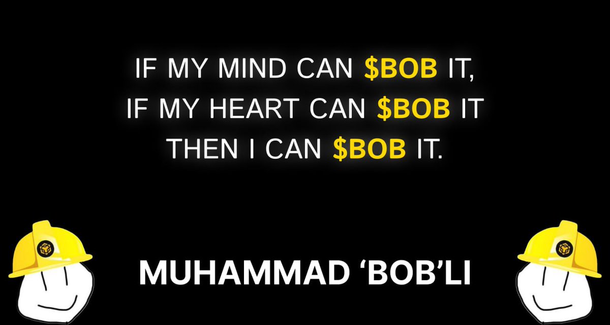 BuildOnBNBBOB's tweet photo. As the great BOB says…

“Always, Build”

Especially on BNB! Build On BNB - BOB 

Lots of development ongoing in the background to establish BOBs legacy. 

However, BOB couldn’t be BOB without his BOBs, BOB appreciates you all and your efforts. 

Cheers to the best community on BSC 🫡👷‍♂️

#BuildOnBNB #BUILDTOGETHER #AlwaysBuilding