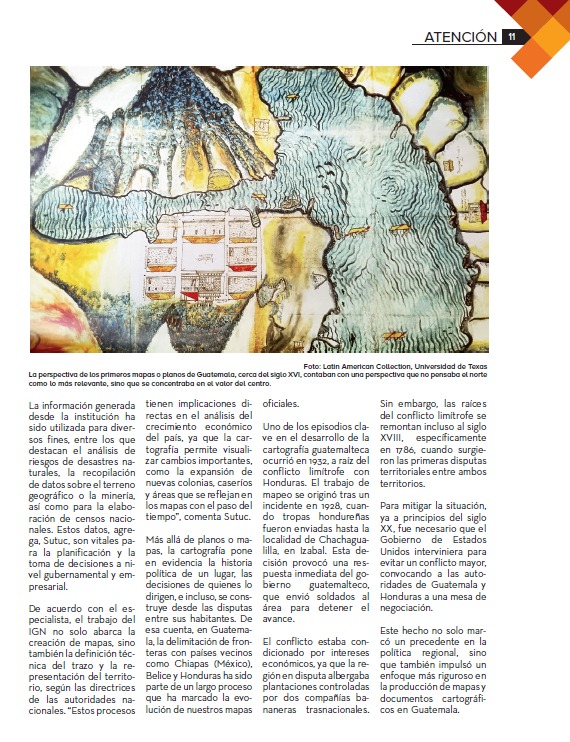 ¡Estamos en Revista D! Como #IGN nos enorgullece compartir nuestro aporte sobre la evolución y el impacto de la cartografía en Guatemala. Descubra cómo nuestros mapas cuentan historias y construyen el futuro. 

#GuatemalaSaleAdelante