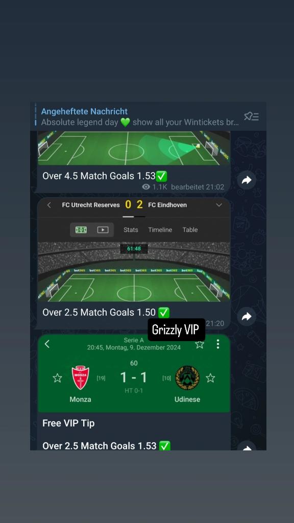 Next incredible VIP day 💚 simply brilliant 💪 we're printing money right now 😍🔥

You can join in here and book your VIP membership now

: patreon.com/GrizzlyBets/me…

If you manage 50 retweets by 23:00 then you'll get a free tip 💪