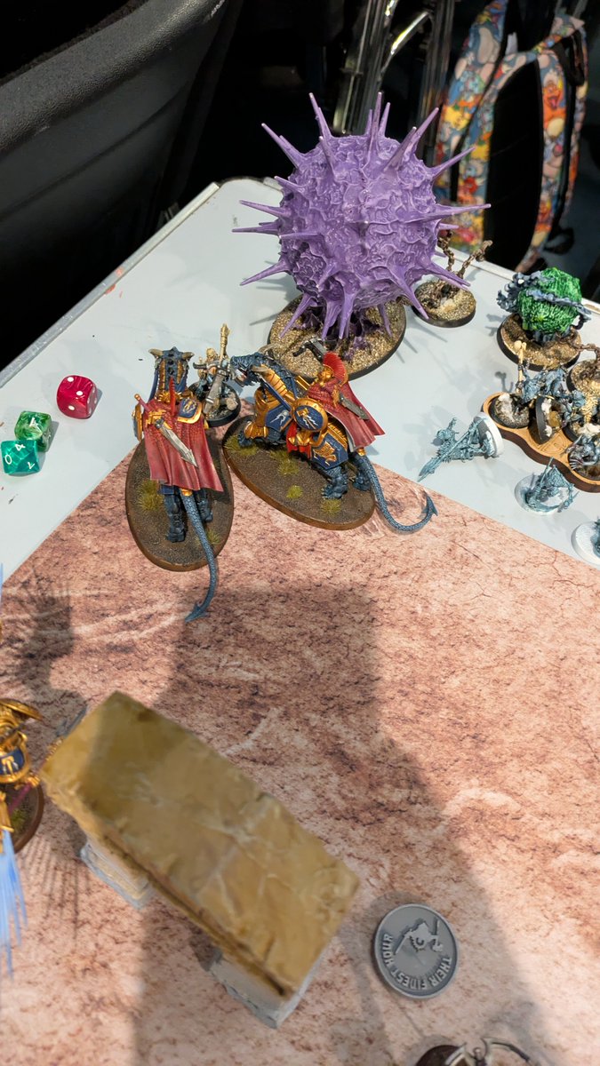 Played Close To The Chest against <a href="/Mr_a_davies/">Andy Davies</a> Flesh-eaters. I was outnumbered, but definitely not outgunned. The Annhilators flattened anything they hit and the raptors were hotshots. Game ended 44-13 with a not a single ghoul left 😬 #WarhammerCommunity #AgeOfSigmar