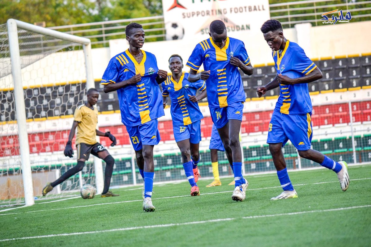 The celebrations during today’s opening match of the U17 national league at Juba stadium. 

#FutureStars 
#WeBuildTalents
#MoreThanFootball 
#SouthSudanU17
#SSOX