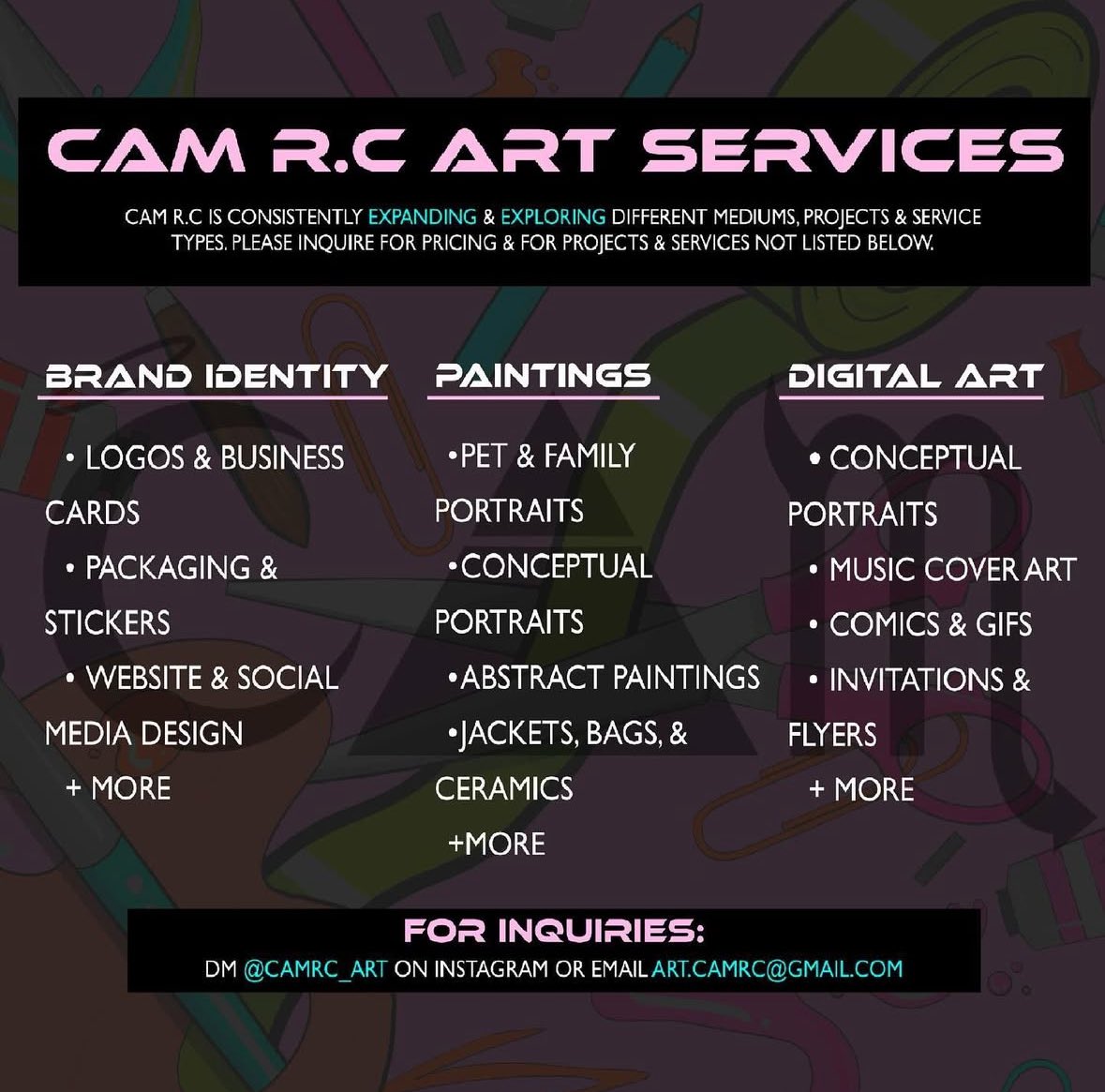 camrcart's tweet photo. Let’s work together! 🌷🫶🏼

https://t.co/x2iOtXkZuR https://t.co/hLz3FDgpIR