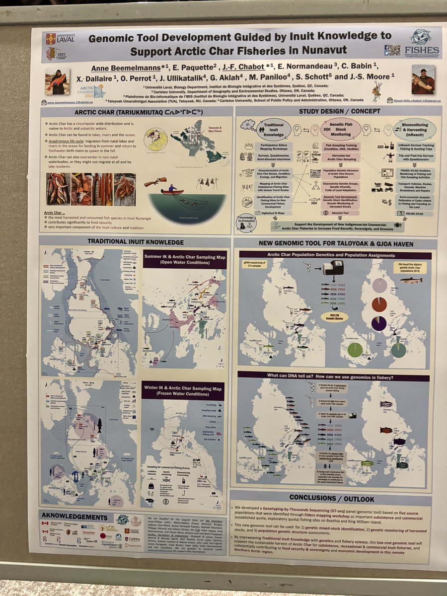 Happy to present our poster A10  at <a href="/ArcticNet/">ArcticNet</a> #AC24 tomorrow Dec 10  from 5-7pm <a href="/Polar_Research/">APECS</a> <a href="/ehPECS/">APECS Canada</a> <a href="/IKGenFisheries/">FISHES</a>