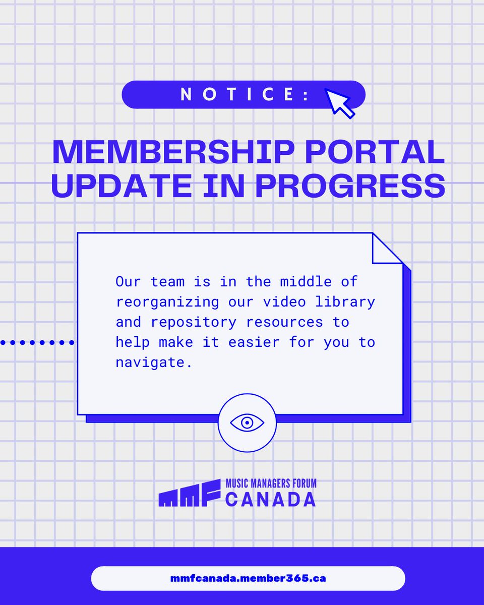Changes are in progress! To all our MMF Canada members: please bear with us as we are in the middle re-organizing our video library and repository resources. If you ever need assistance finding specific videos or files, don't hesitate to reach out to info@mmfcanada.ca.