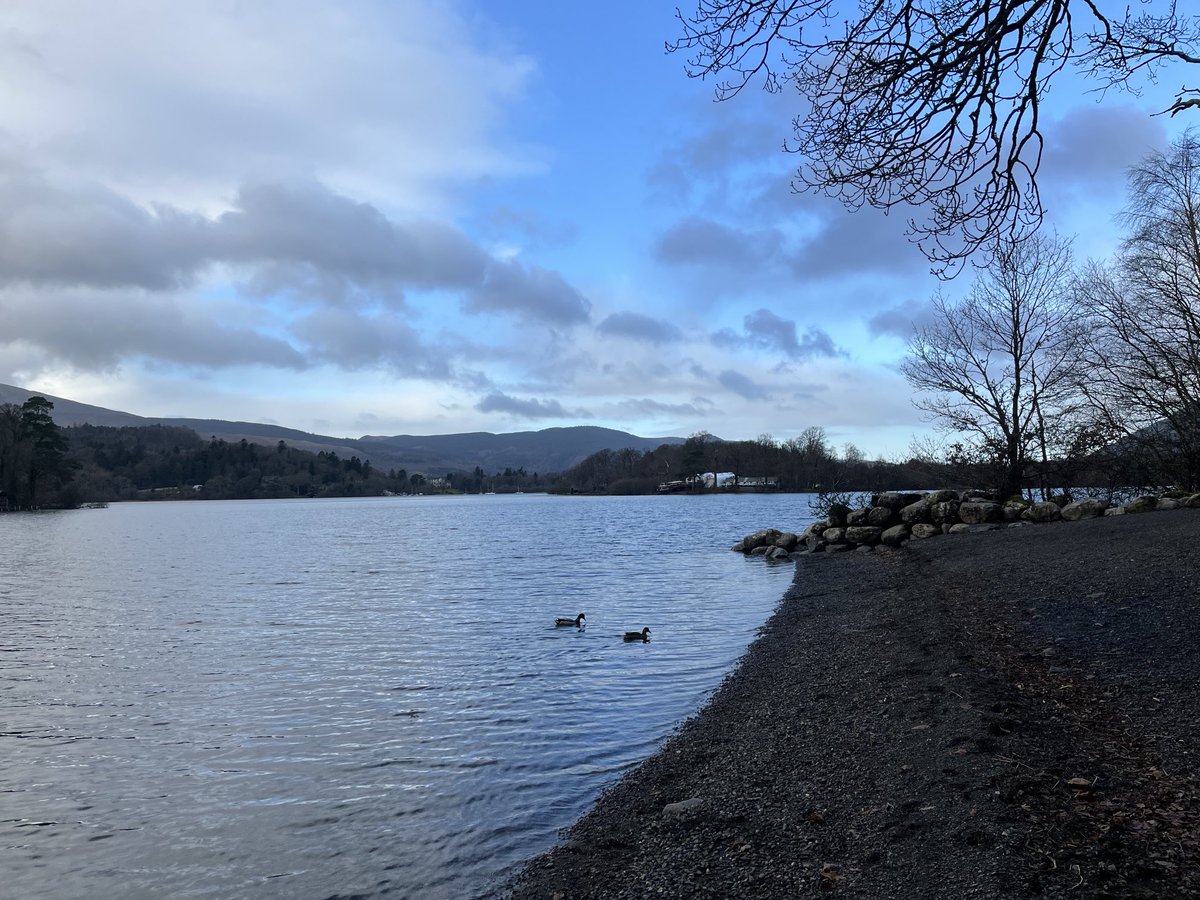 Researching the next #book, Bodysnatchers - looking out over an utterly beautiful #Derwentwater - and they call this work 😉