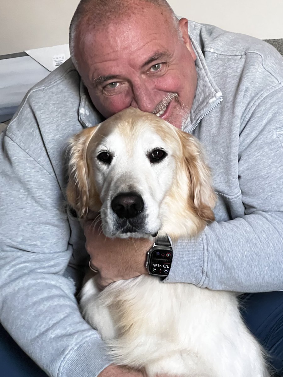 ⁦<a href="/WonderdogHenry/">Henry the Wonderdog</a>⁩ gets a little bumped when I leave without him! Had a couple of mtgs today. At the first one they asked where he was at! But my second meeting was lunch meeting and couldn’t take him to the restaurant. Love the bond that he has with me! #hesakeeper #dogdad