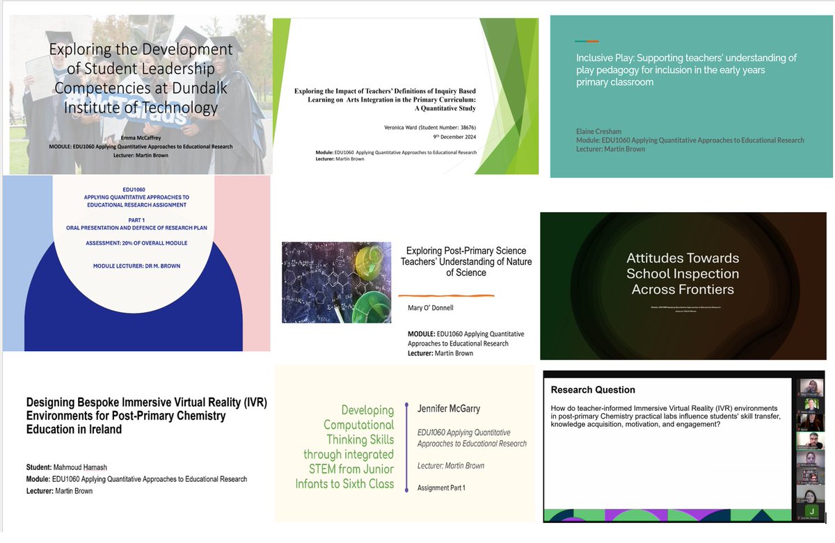 Martin Brown (@mbrowndcu) on Twitter photo Fascinating Doctoral studies by <a href="/DCU_IoE_PGSR/">DCU Postgraduate Research (IoE)</a> <a href="/DCU/">Dublin City University</a> <a href="/DCU_IoE/">DCU Institute of Education</a> GTE EDU1060 QUANTS Class. Education is in safe hands: A great group of researchers to work with over the last months. Looking forward to reading the final research and, no doubt, multiple publications derived from their Fascinating Doctoral studies by <a href="/DCU_IoE_PGSR/">DCU Postgraduate Research (IoE)</a> <a href="/DCU/">Dublin City University</a> <a href="/DCU_IoE/">DCU Institute of Education</a> GTE EDU1060 QUANTS Class. Education is in safe hands: A great group of researchers to work with over the last months. Looking forward to reading the final research and, no doubt, multiple publications derived from their