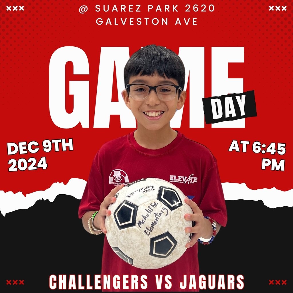 Our 5th grade Elevate boys soccer team is kicking off their season this afternoon!  Have a great game Challengers!