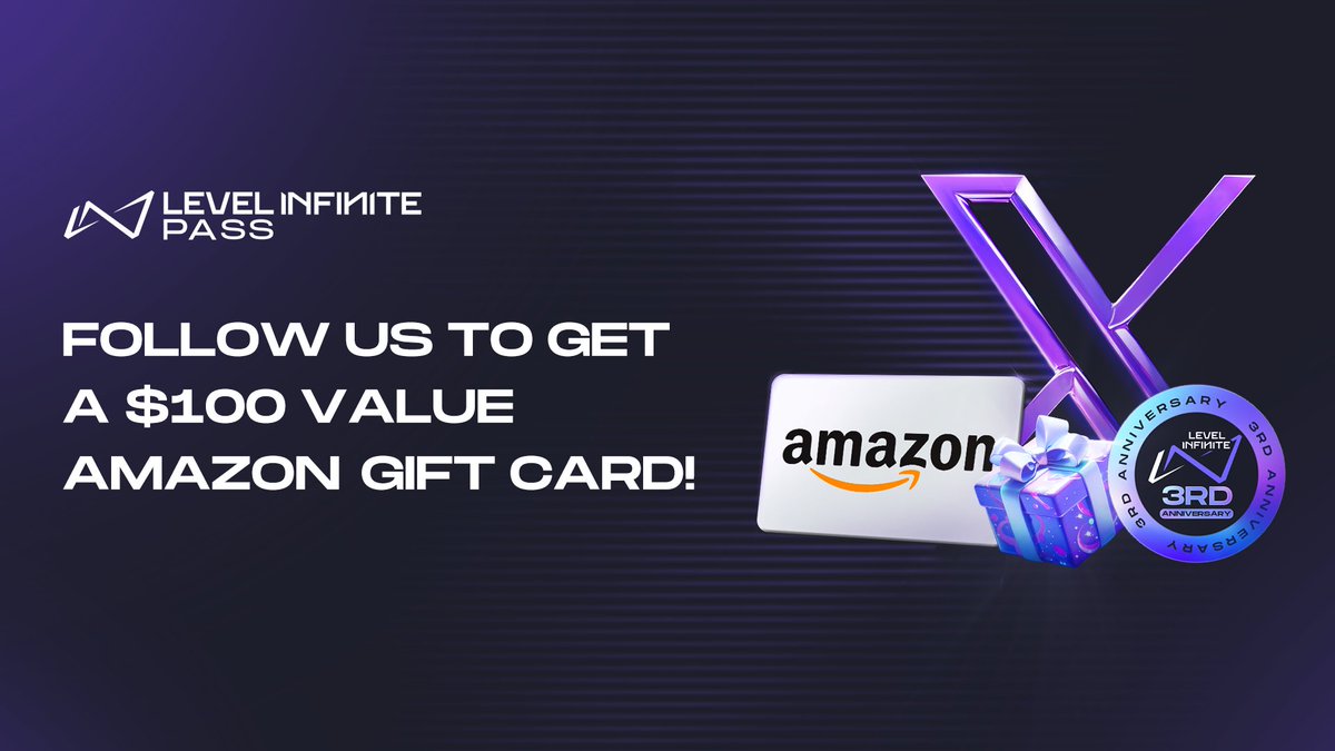 LIPASS_en's tweet photo. 🤩Happy 3rd Anniversary to Level Infinite! The anniversary celebration prize event is in full swing.
➡️Follow Level Infinite Pass on X to win Amazon Gift Card!
🎁 $100 Amazon Gift Card 10 × winners
👉How to win:
1. Follow Level Infinite Pass on X
2. Like this post and Tag/@ your friends under this post
3. Leave your comment under this post
4. Ten winners will be randomly selected from the players who have completed the above tasks. We will contact you for the rewards.
⏰Event Time: 12/10/2024 - 12/25/2024 (UTC+8)
🎉Breaking News: The Steam wishlist for #Exoborne is available now!
https://t.co/p9RUlq9i8n
Stay tuned with us for more new game benefits of LI Pass!