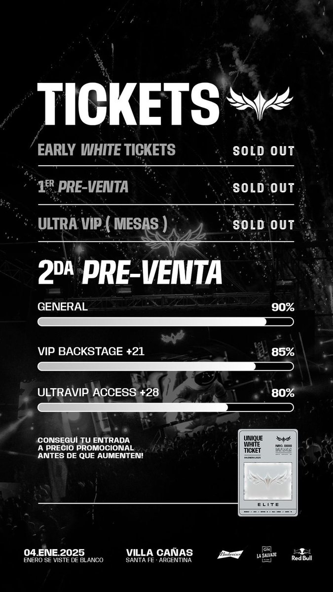 elitefest_vc's tweet photo. ⌛️Se van las últimas💥 https://t.co/gJ3MuChngi