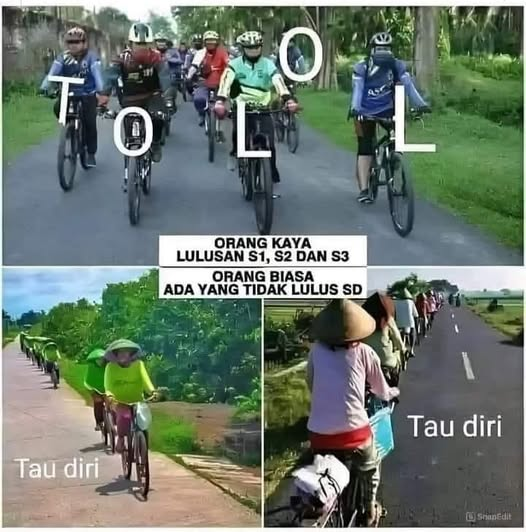 Sekolah tinggi belum tentu beradab....