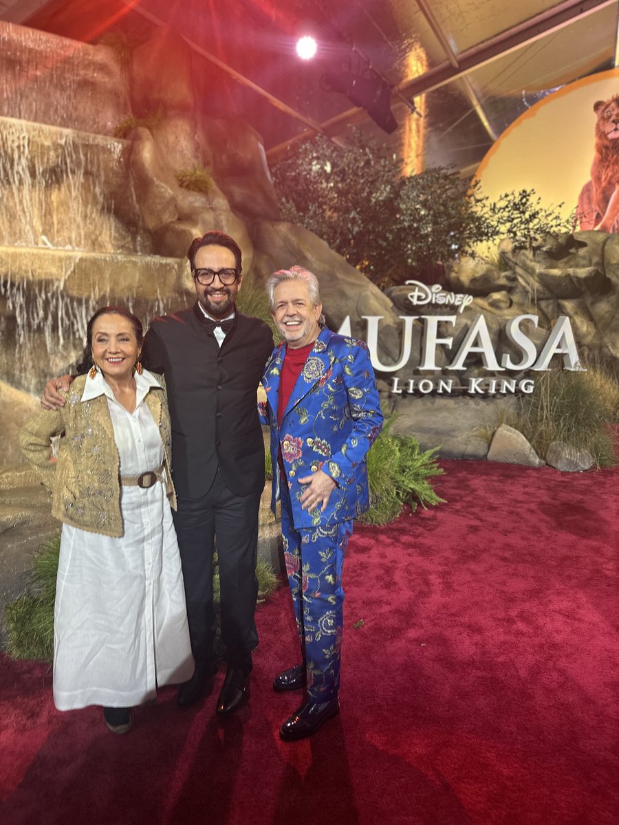 Luis A. Miranda, Jr. (@vegalteno) on Twitter photo We have been preparing for months for this epic moment to celebrate with <a href="/Lin_Manuel/">Lin-Manuel Miranda</a> & <a href="/ltmphd/">Luz,</a> opening of Disney’s #Mufasa We have been preparing for months for this epic moment to celebrate with <a href="/Lin_Manuel/">Lin-Manuel Miranda</a> & <a href="/ltmphd/">Luz,</a> opening of Disney’s #Mufasa