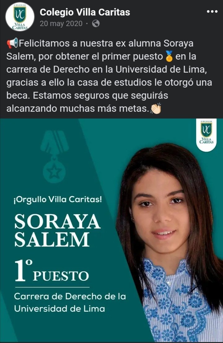 SofiRosasM's tweet image. Tenemos nueva racista a quién funar, esta vez se trata de Soraya Salem Scander una abogada de la U De Lima, el “gran orgullo de la escuela Villa Caritas” 🤡 Agredió a un chico solo porque quiso pedirle un autógrafo a un futbolista con quién estaba acompañada.