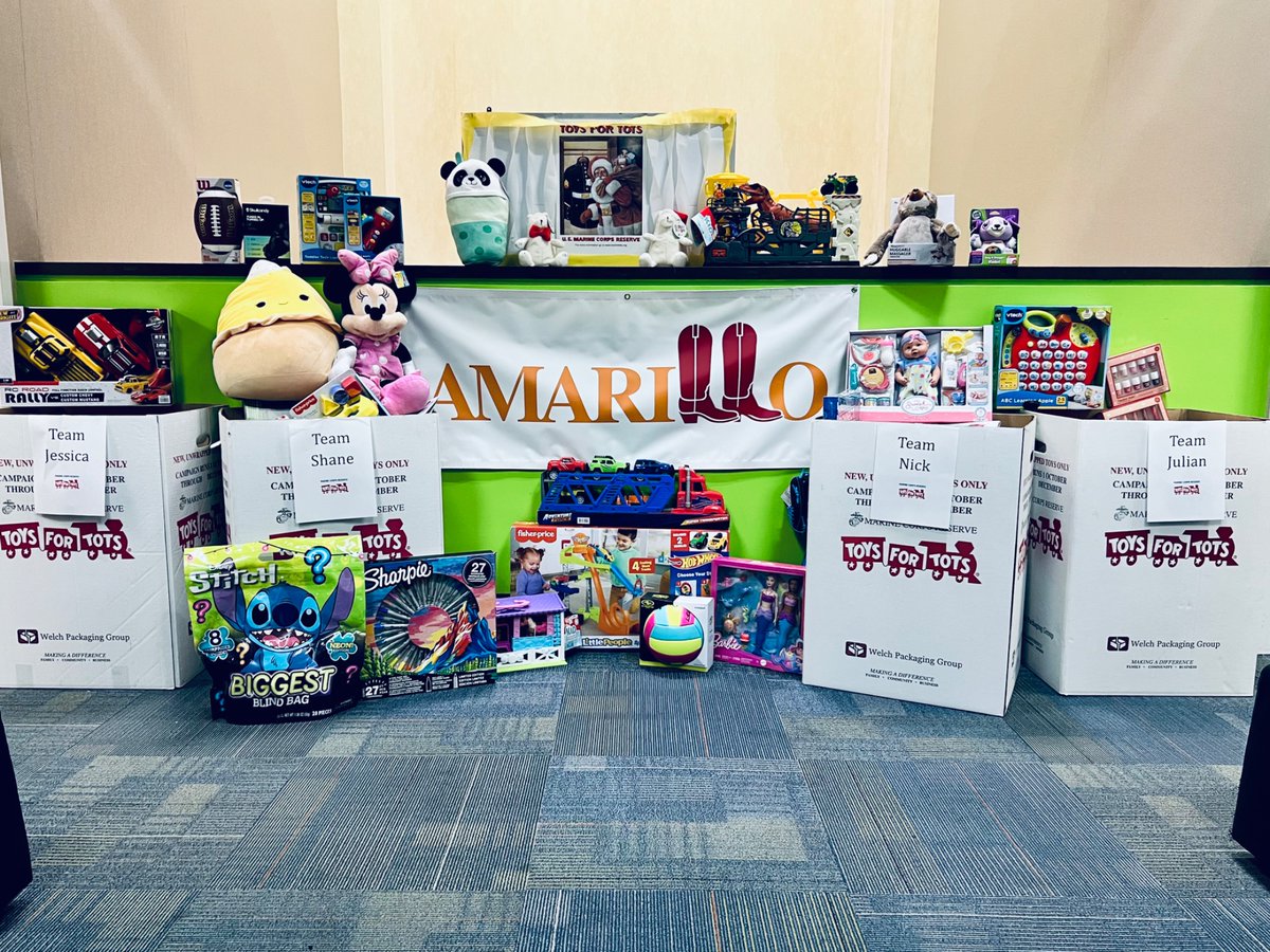 AmarilloAIA's tweet photo. We are so proud to announce that we collected 171 toys for @ToysForTots_USA 🧑‍🎄🎄
@Connection_Exp
  #GuinningTogether #IAmAConnectionExpert @FrankMayberry @guinn_zack https://t.co/J6pwZNbWs7