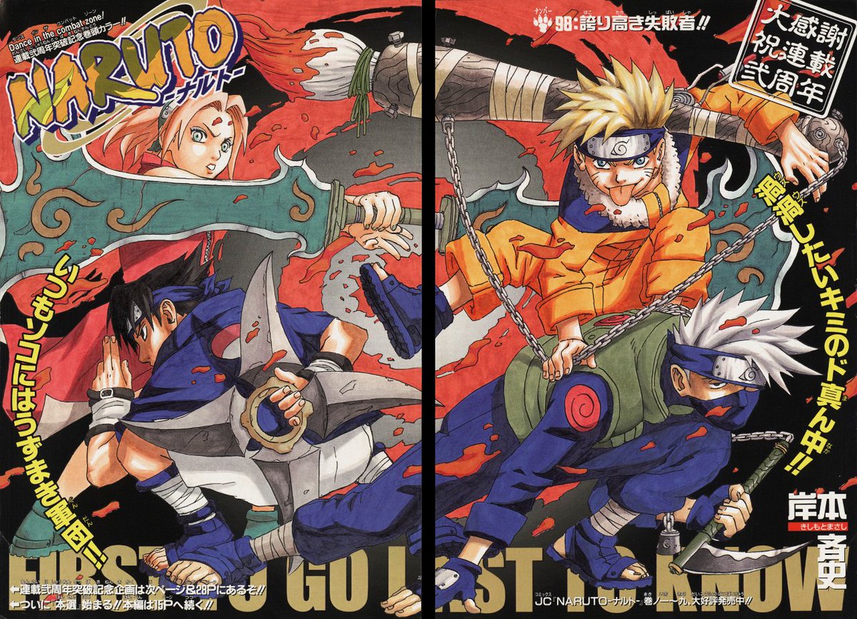 NARUTO 複製 原画 原稿 非売品 ナルト サスケ イタチ