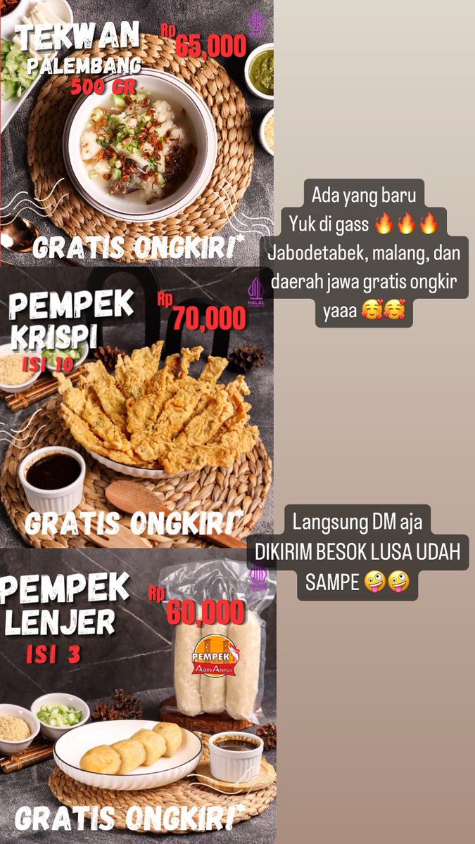 wanggyunoona's tweet photo. Selain menu best seller tadi, aku ada menu lain yaaa kakak mulai dari tekwan, kapal selam, pempek krispi .. sampe lenggang.. bisa yukk yang mau jajan.. https://t.co/DP1emFKgac
