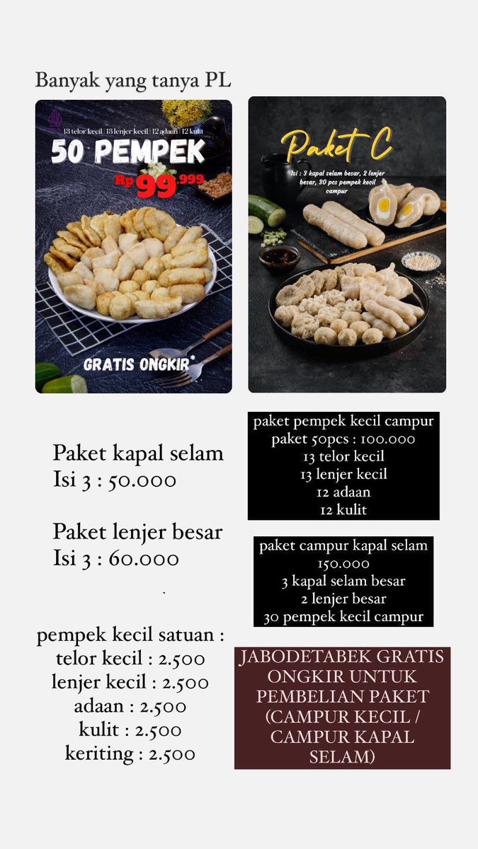 wanggyunoona's tweet photo. Selain menu best seller tadi, aku ada menu lain yaaa kakak mulai dari tekwan, kapal selam, pempek krispi .. sampe lenggang.. bisa yukk yang mau jajan.. https://t.co/DP1emFKgac