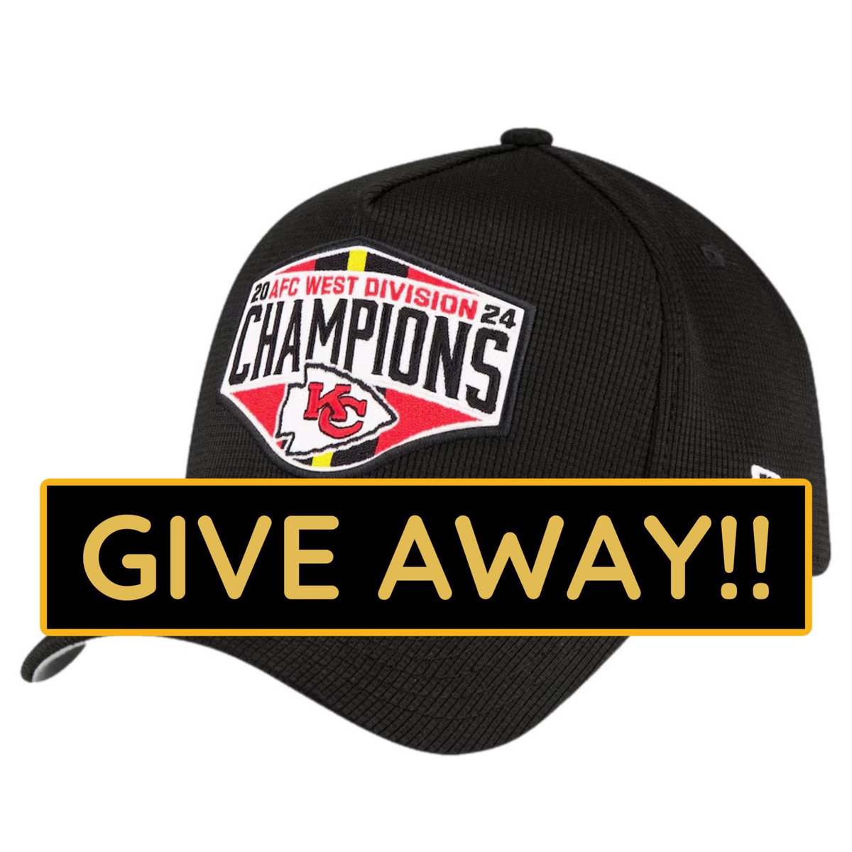 🚨 GIVE AWAY TIME! 🚨

Chiefs AFC West champions hat

Give away rules:

— Follow @farzin21 
— Repost this post

Winner must be in the US. Winner will be randomly selected and announced on Saturday, December 14th at 8 pm CT!