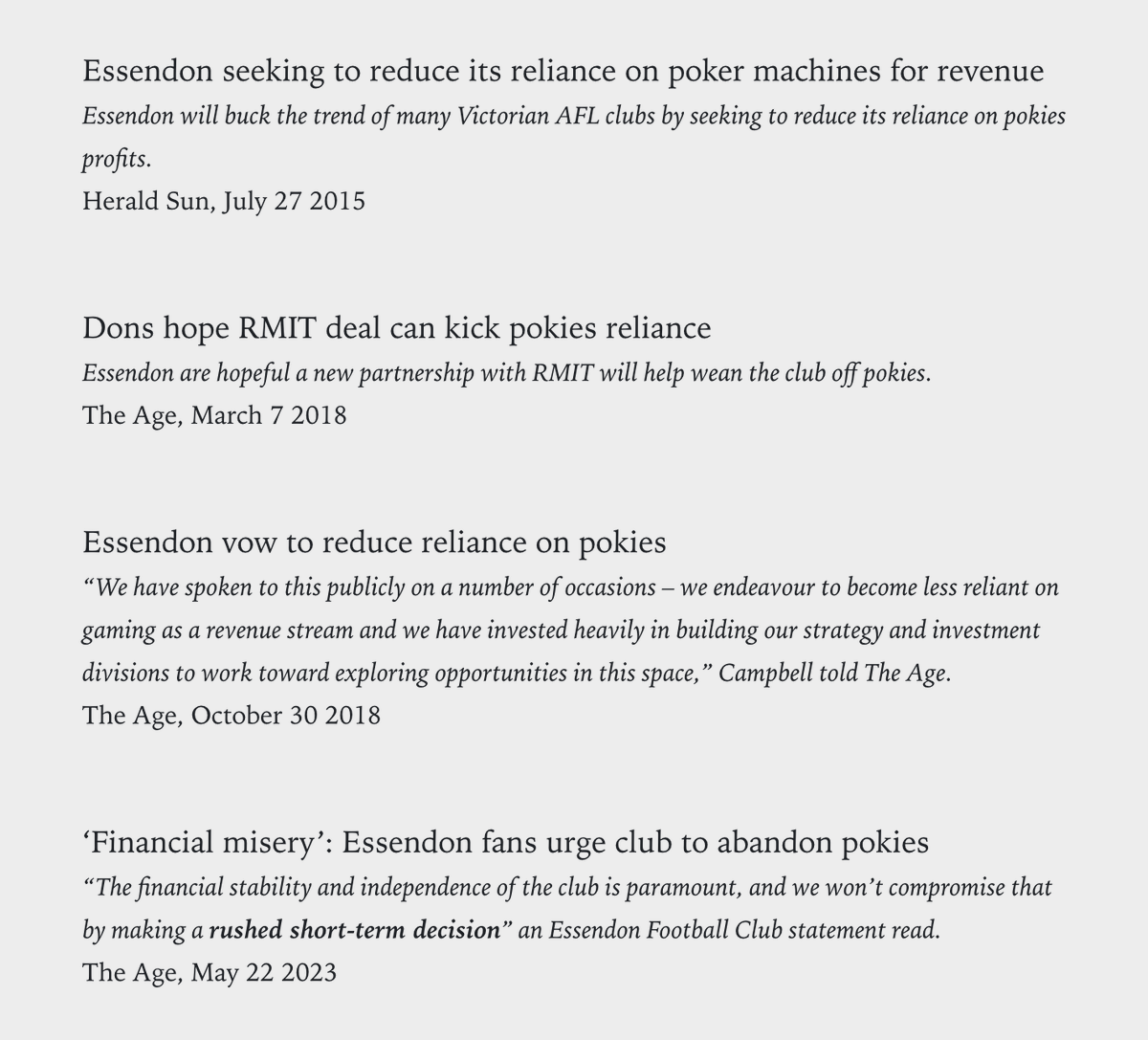 NoPE_Essendon's tweet photo. Pressure from members is required to ensure that this time Essendon's talk is followed by action &amp; an exit from pokies.

Voting on NoPE's resolution closes on the 17th. Essendon members should have received an email from CorpVote Voting Services last Tuesday with a link to vote. https://t.co/S7ITdawOSC