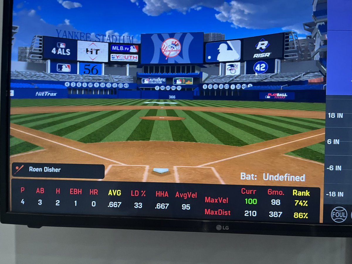 Took some extra swings at the end of my session today and ended up hitting an 100EV pr. Which is something I’ve been working towards for a while.