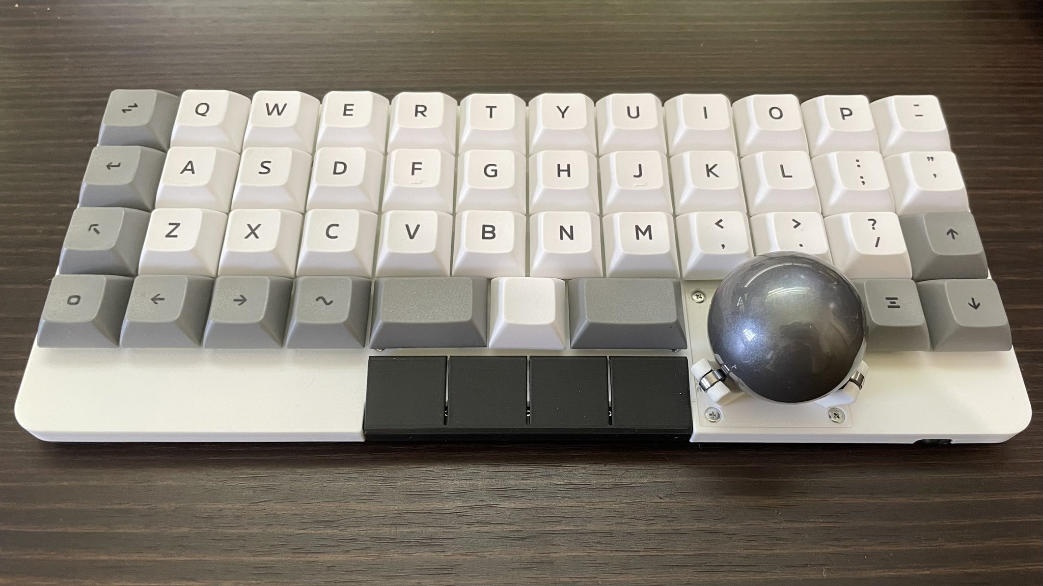 ortho47t トラボ付き オーソリニア ロープロファイル 有線分割