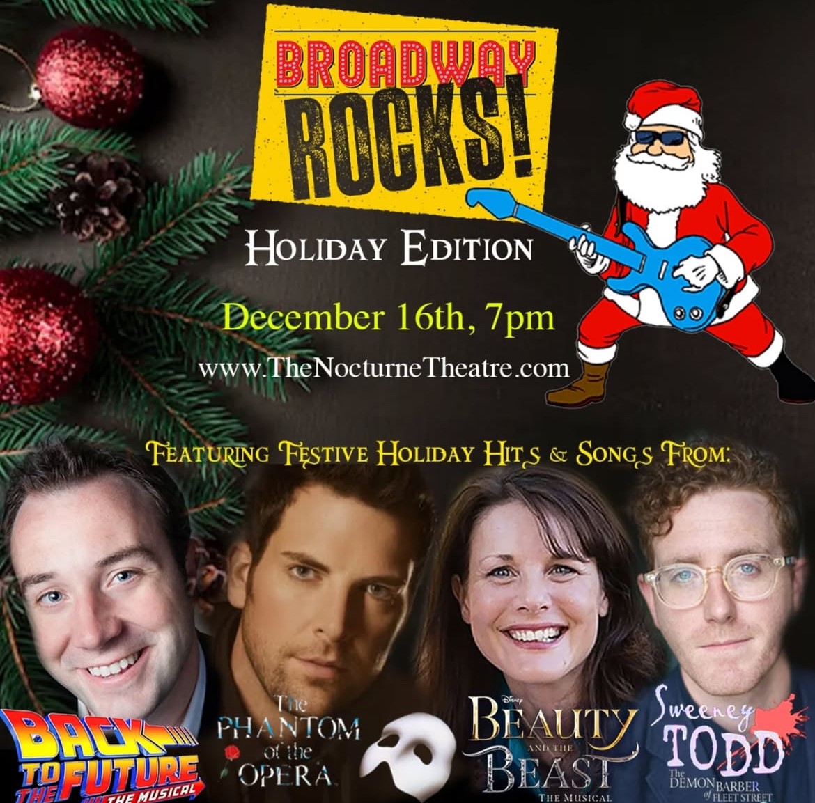 Merritt David Janes invites you to join him and his fellow Broadway co-stars in a night of stories and songs from the Broadway shows that made them famous! Visit thenocturnetheatre.com to get your tickets today!